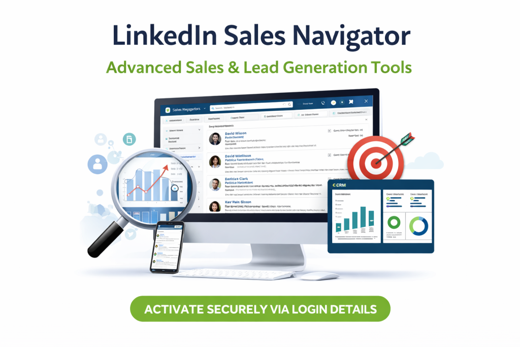 Advanced sales navigator tools for professionals and lead generation