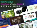 Custom WordPress website design and development services for businesses